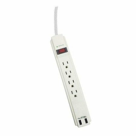 MULTIWAY ACE Outlet Adapter, 125 V, 4 -Outlet, 990 J Energy, White FS072UBD990WHT